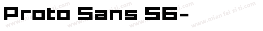 Proto Sans 56字体转换